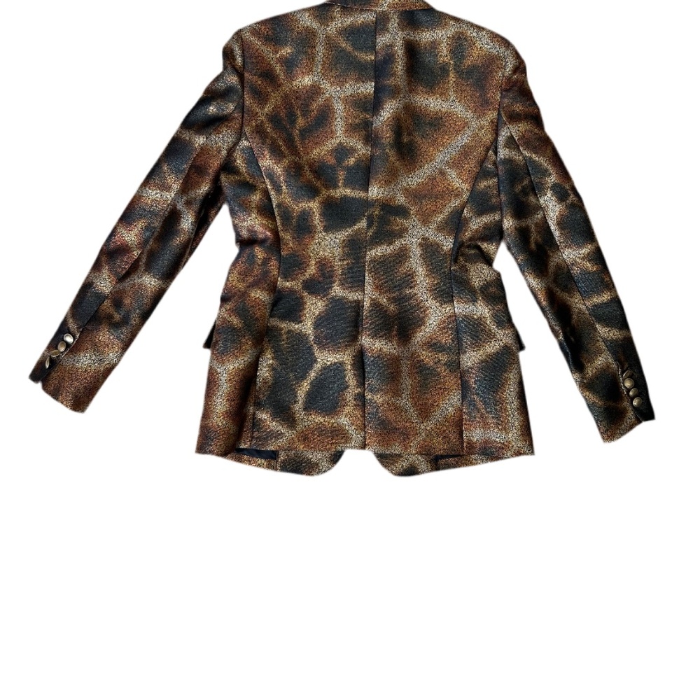 Roberto Cavalli Animal Print Blazer NWT - Picture 3 of 5
